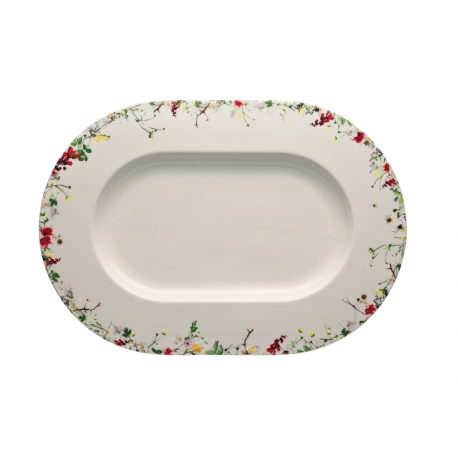 Piatto ovale Rosenthal Brillance Fleurs Sauvages cm 34