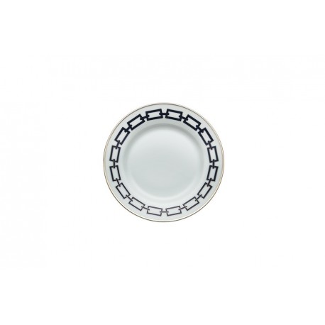 Piatto piano Ginori 1735 Impero Catene Zaffiro cm 28
