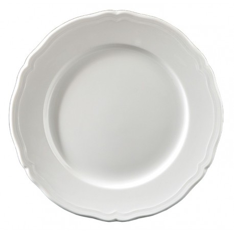 Piatto rotondo piano Ginori 1735 Antico doccia bianco