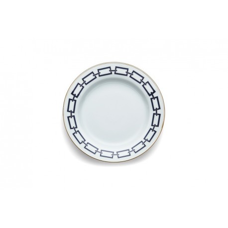 Piatto segnaposto Ginori 1735 Impero Catene Zaffiro cm 31