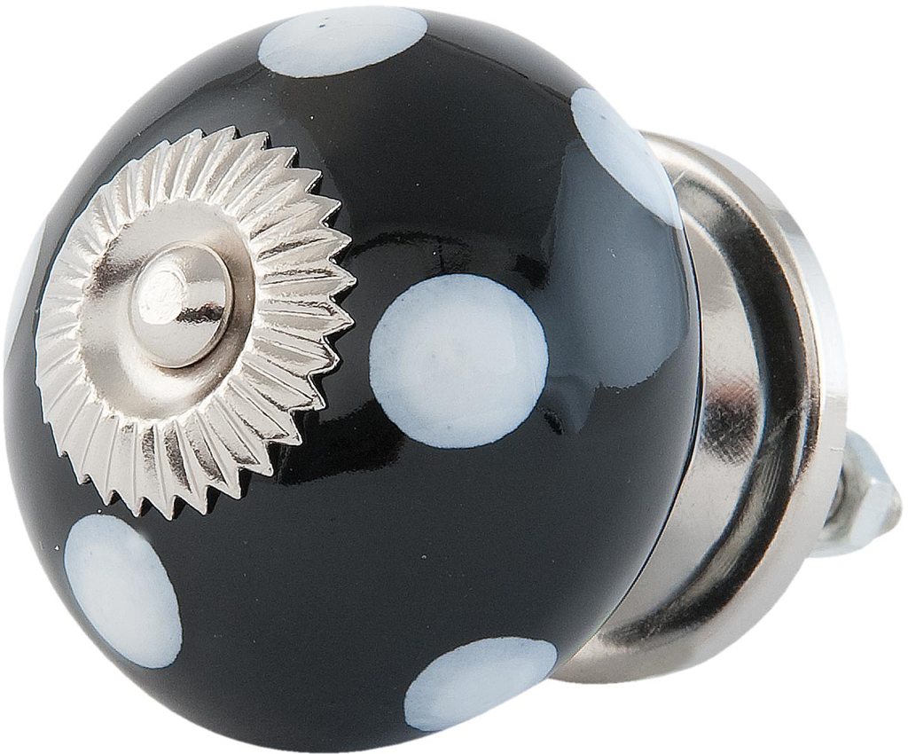 Pomello Nero A Pois Bianchi