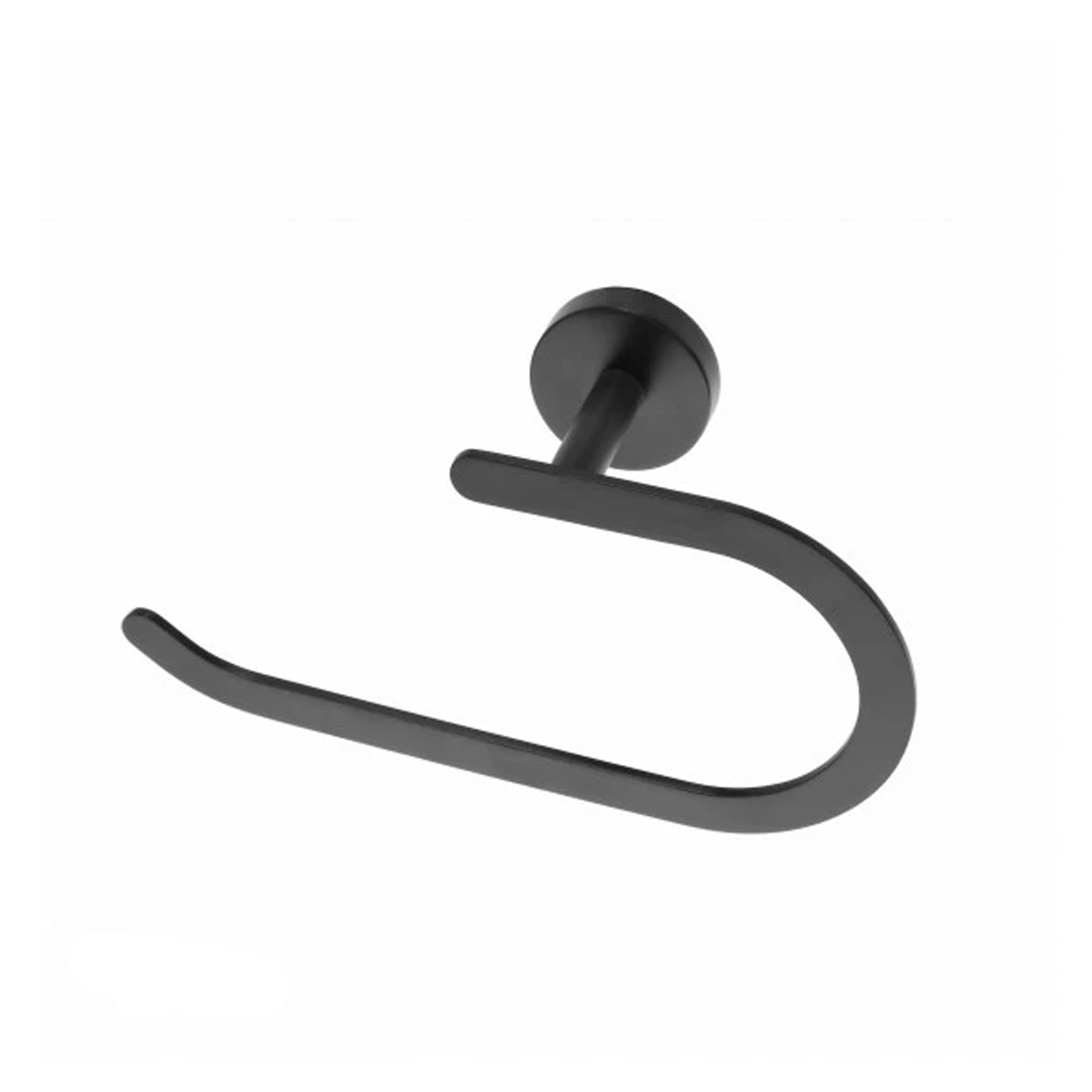 Portasalviette a Parete Feridras "Chicblack" Nero Opaco