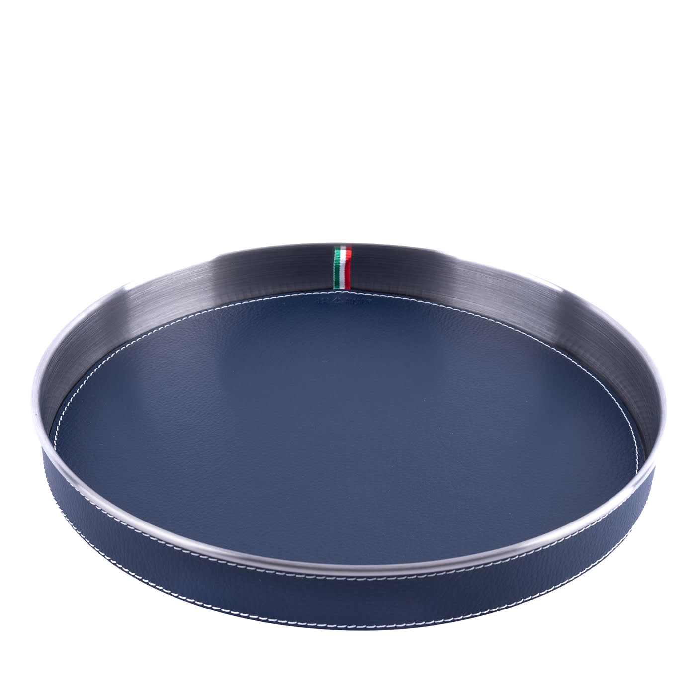 Vassoio rotondo blu medio
