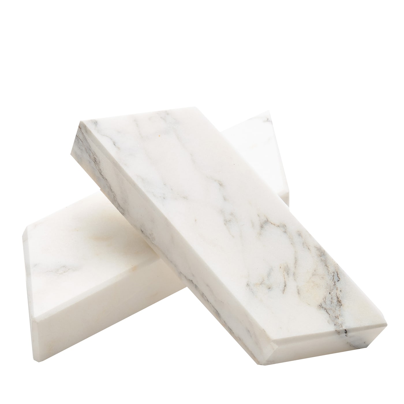 Set di 4 poggiaposate Arabescato