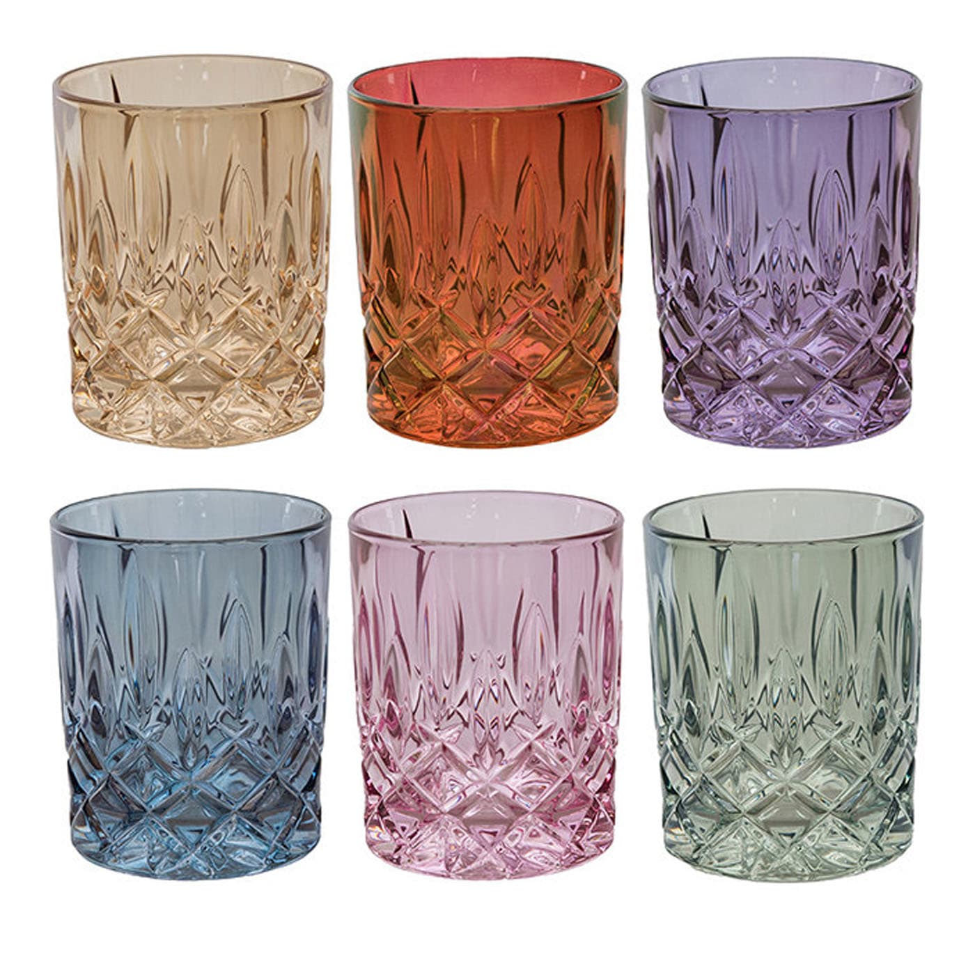 Set di 6 bicchieri da acqua Nobile