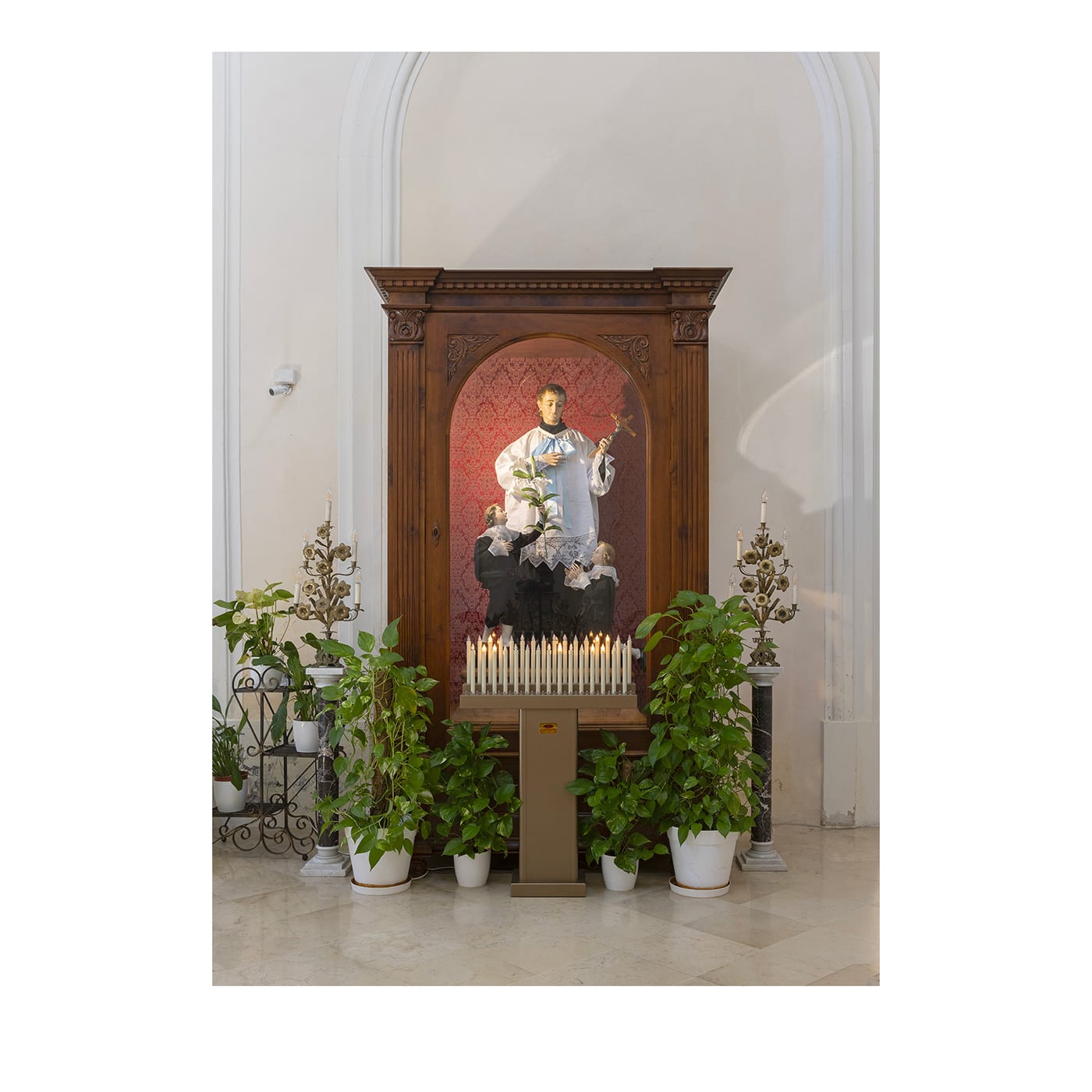 Statua di San Luigi di Gonzaga Stampa fotografica