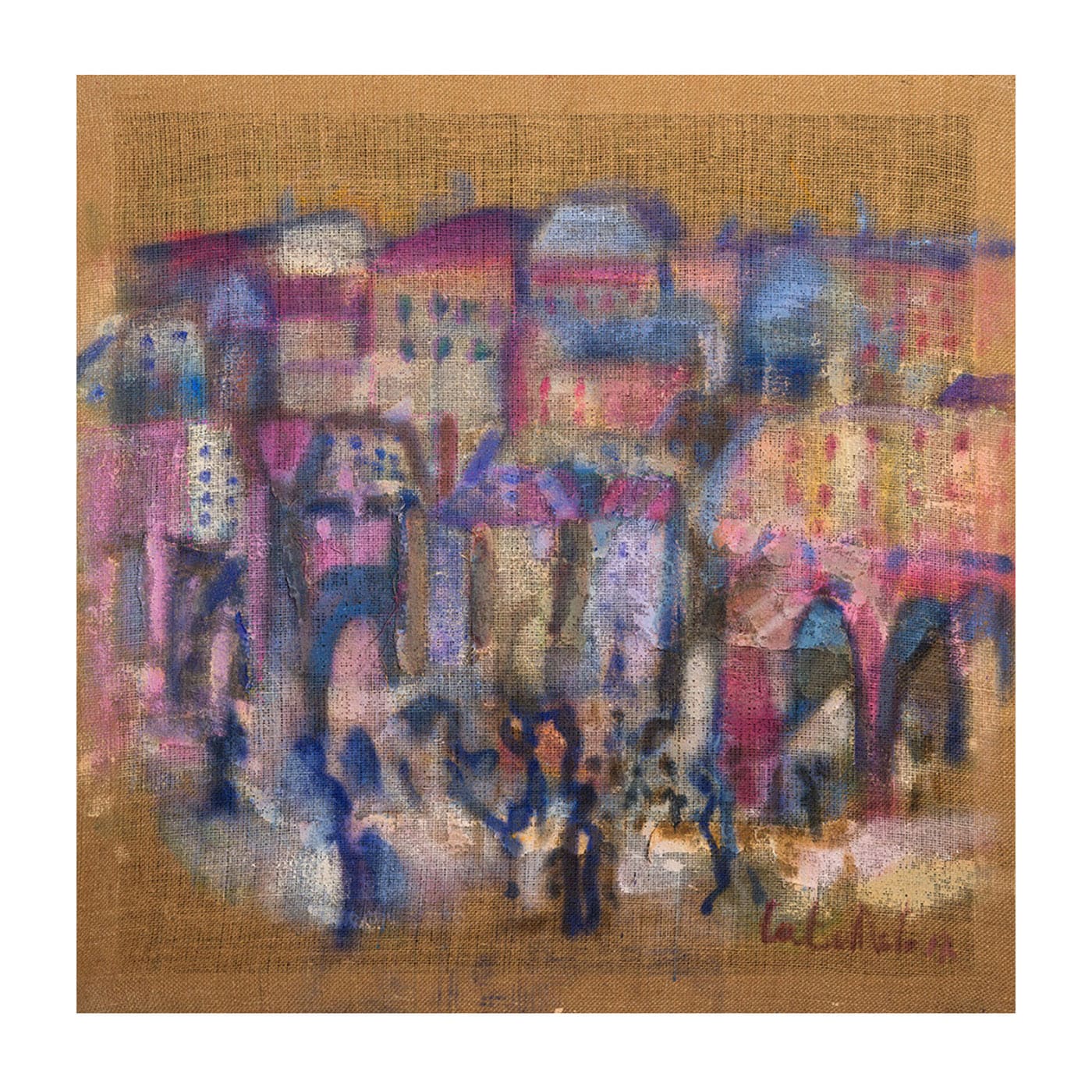 Giornata di sole in città Pittura