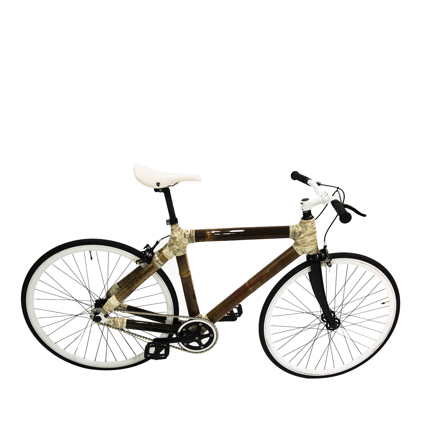 Bicicletta Gravel White Bamboo