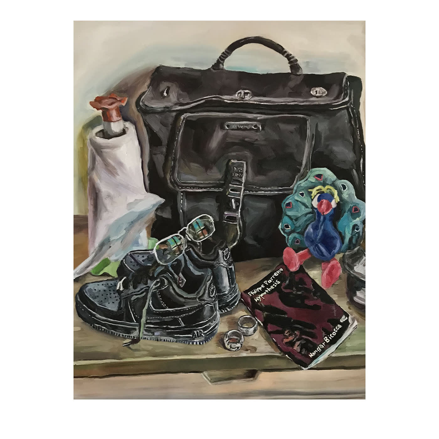 Natura Polychrome Olio su tela Pittura #6