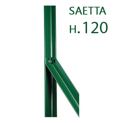 10pz saetta plastificata verde altezza cm 120 per paletti h 100/125/150 cod:ferx.57121
