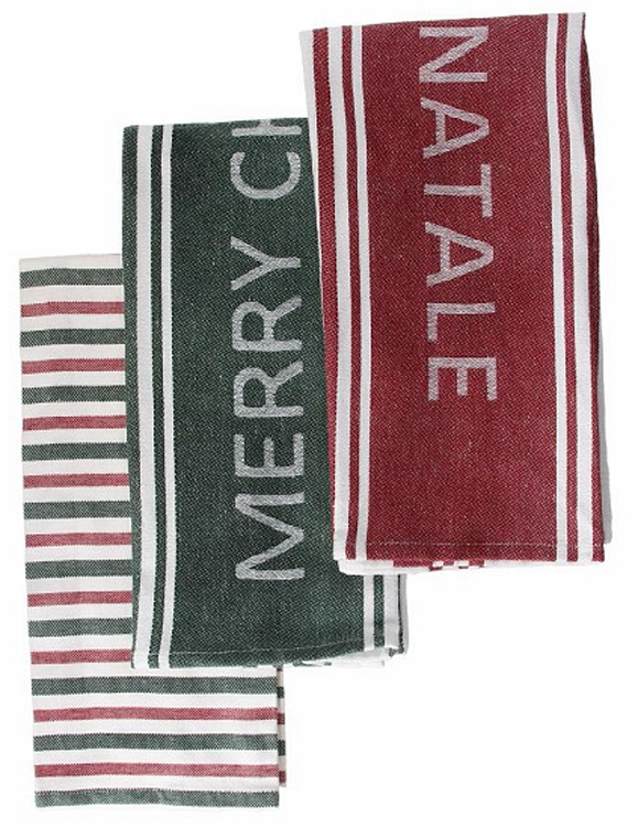 Set 3 strofinacci natalizi