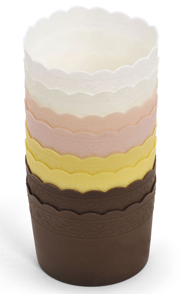 Set 8 Pirottini Bicchiere in Silicone Multicolor