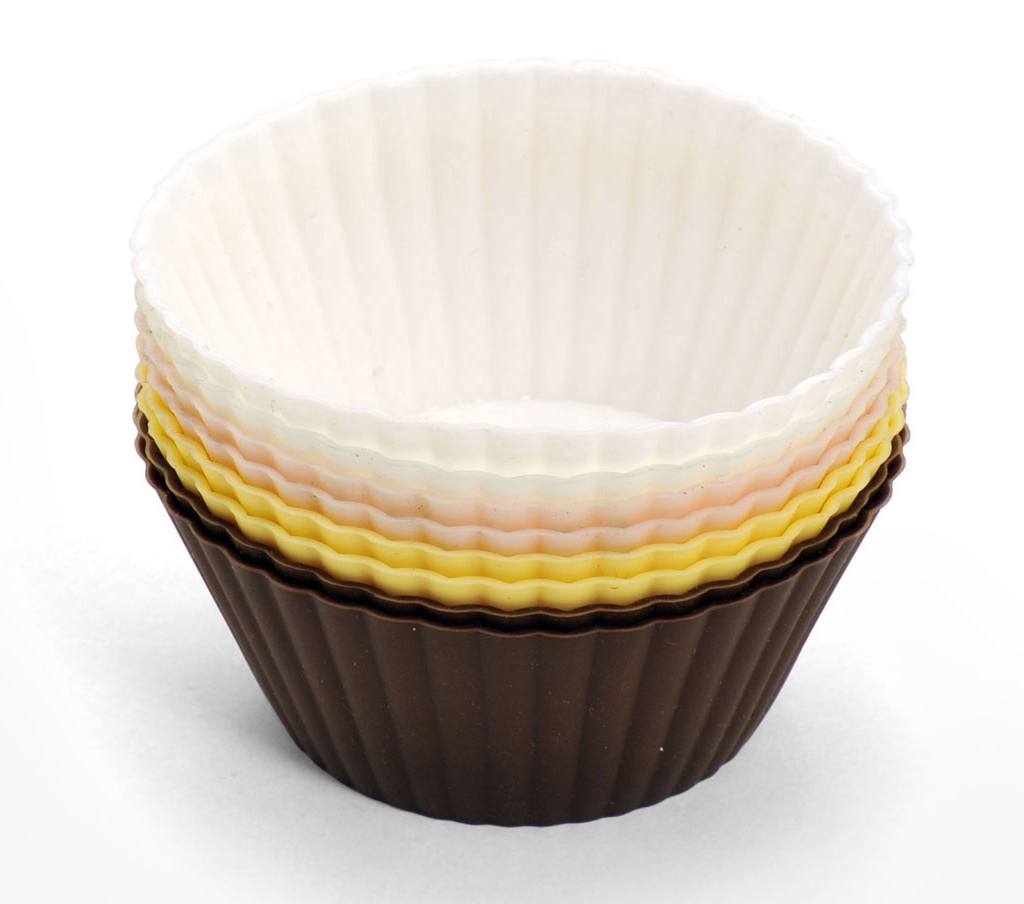 Set 8 Pirottini Classici Medium in Silicone Multicolor