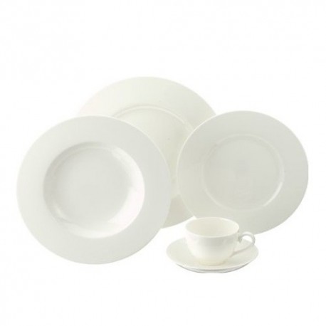 Set di piatti Villeroy and Boch Twist white 18 pezzi