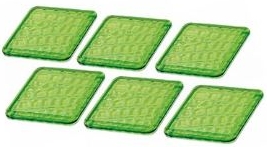 Set Sottobicchieri Verde