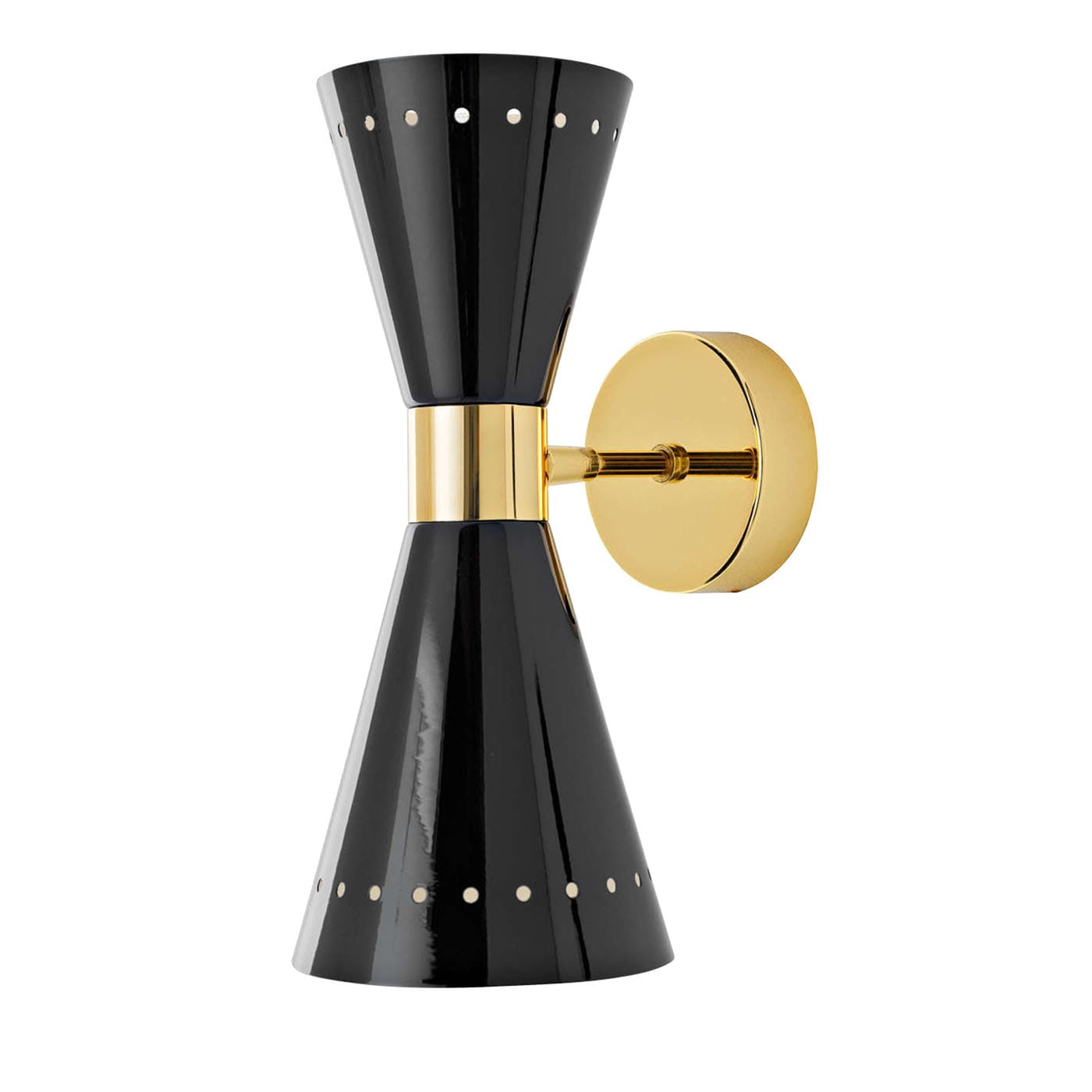 Megafono Lampada da parete nera