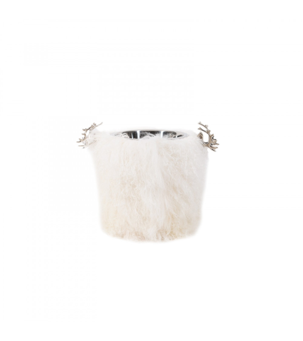 Spumantiera Luxury con pelliccia di Pecora