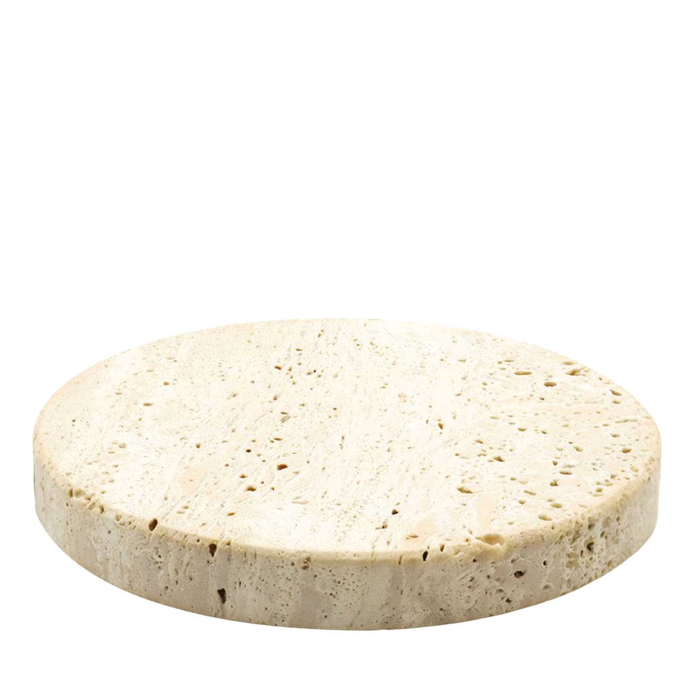 Caricatore Wireless Piccolo Con Base Di Marmo Travertino