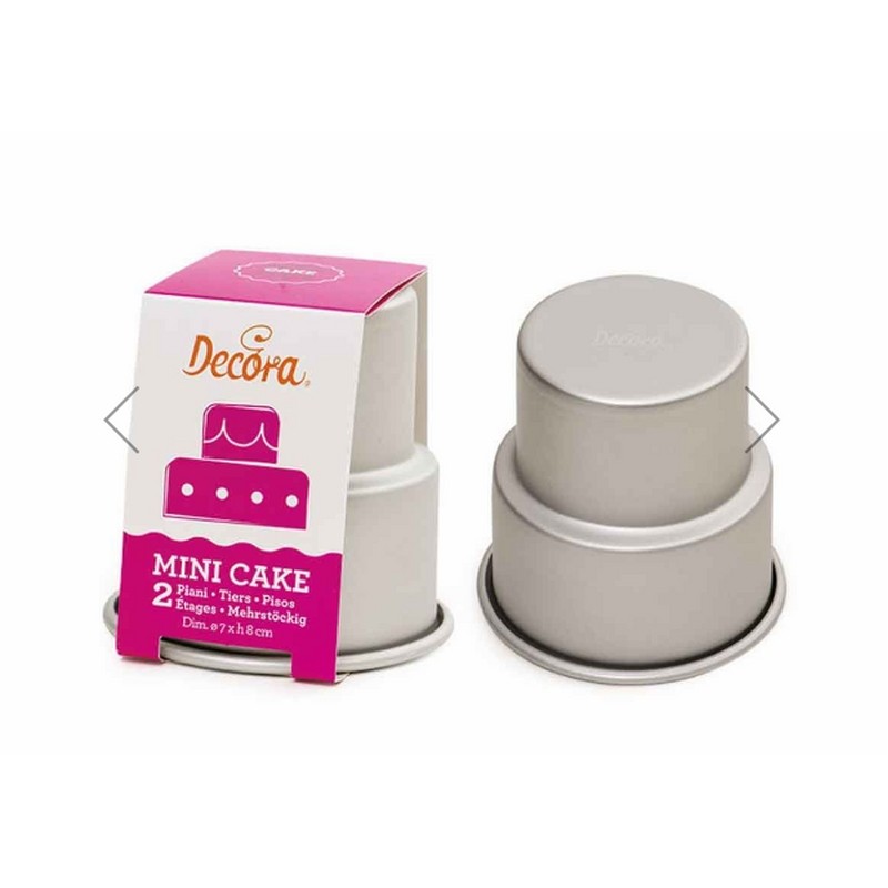 STAMPO MINI WEDDING CAKE A 2 PIANI DECORA