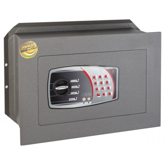 Technomax STK/4 Cassaforte a muro, elettronica, porta 8 mm