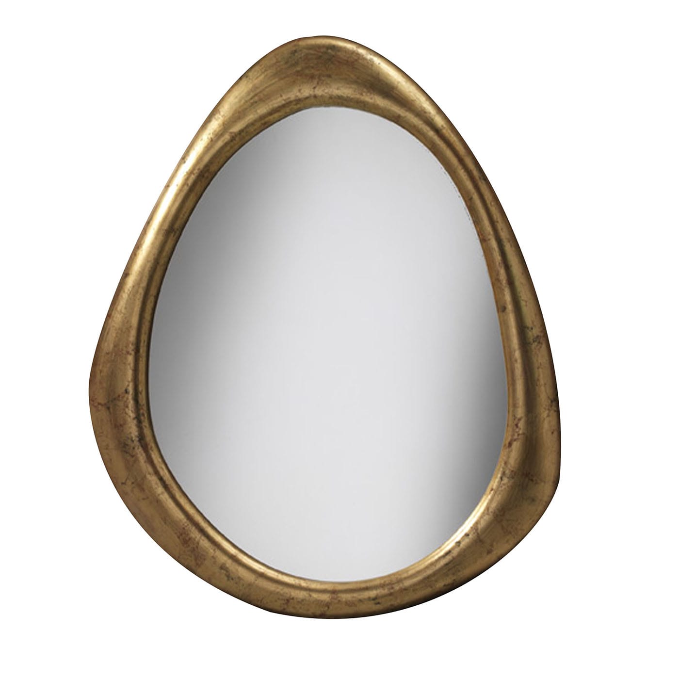 Specchio da Parete in Legno con Foglia d'Oro in Stile Art-Deco Salvador