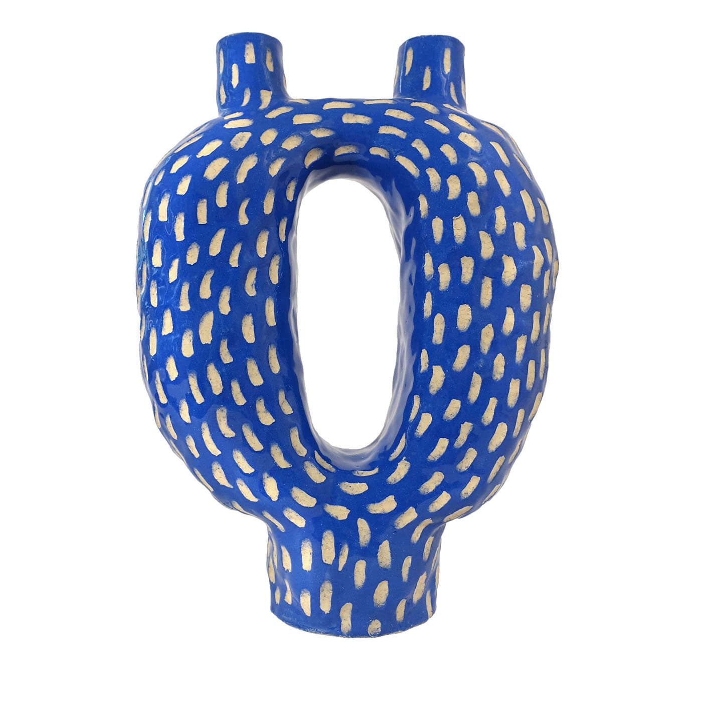 Portacandele blu Alieno