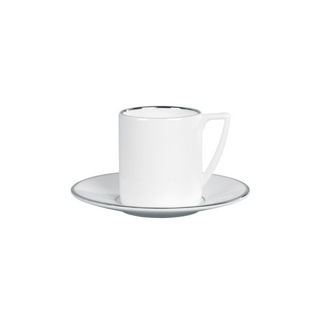 Tazza caffè con piatto Wedgwood Jasper Conran Platinum