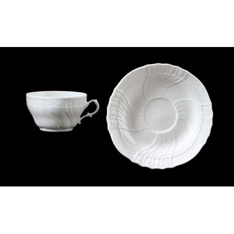 Tazza tè con piatto Vecchio Ginori Bianco Ginori 1735