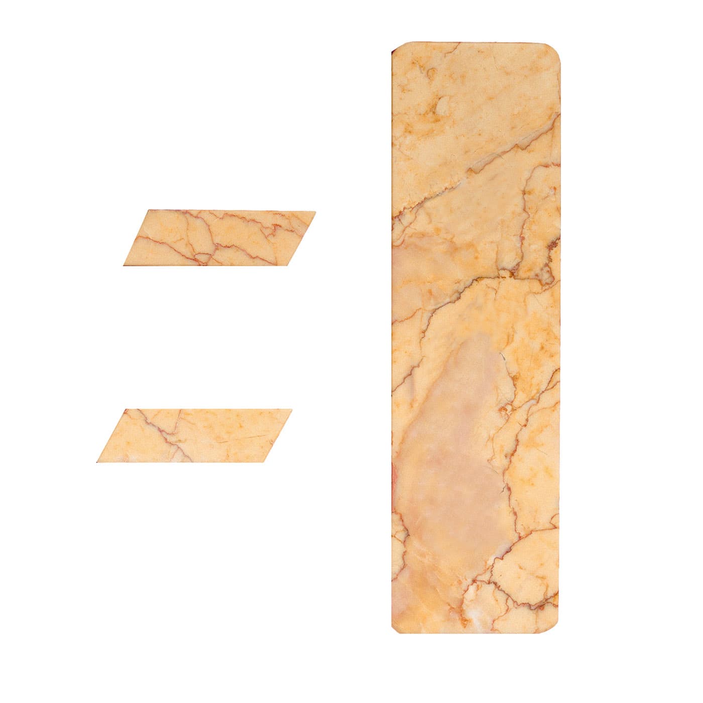 Set da 6 pezzi per sushi in marmo giallo