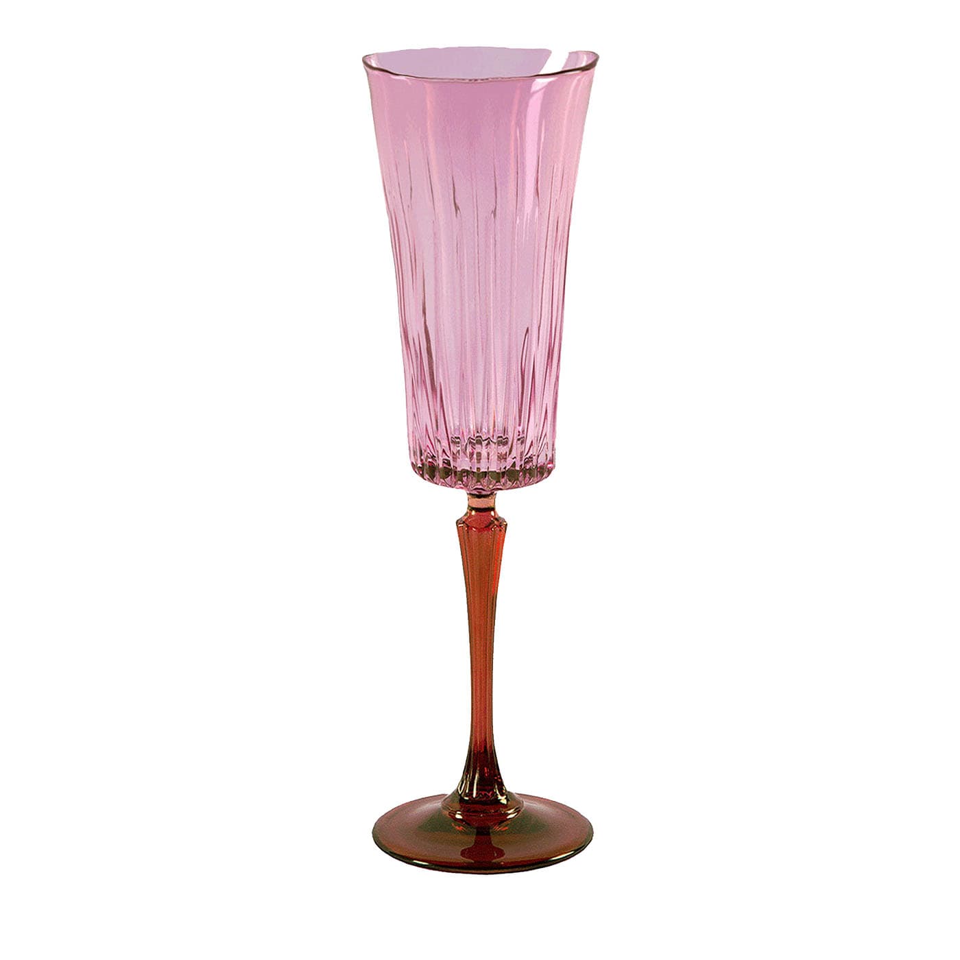 Domina Set di 2 flute rosa-arancio