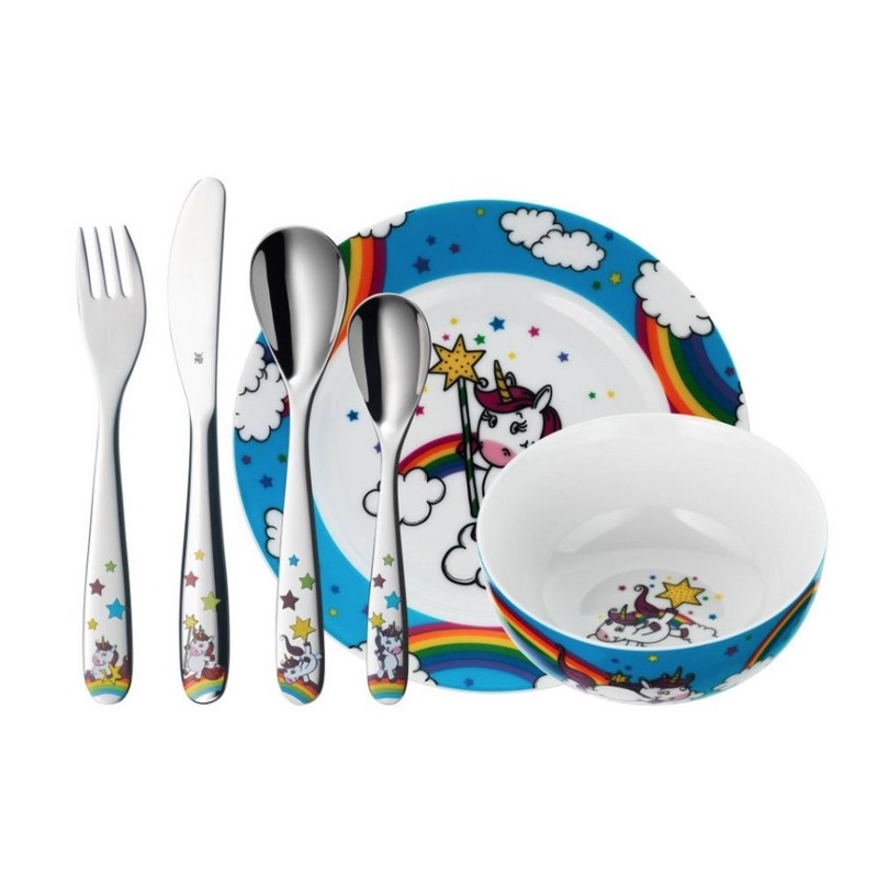 UNICORNO SET DA TAVOLA PER BAMBINI DA 6 PEZZI WMF