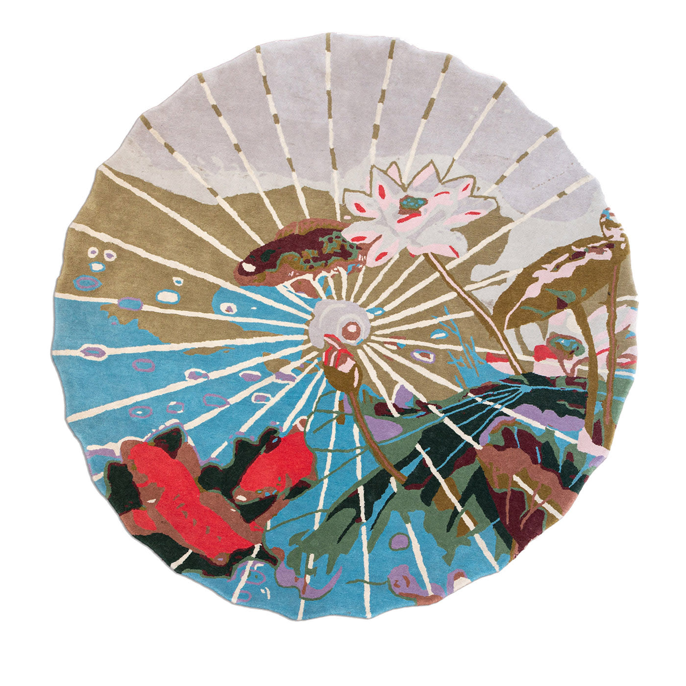 Tappeto Ike in lana intrecciata