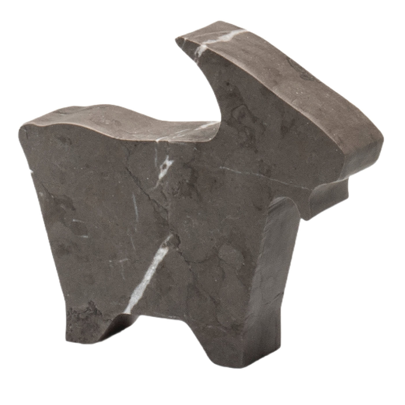 Statuetta di capra grigia di Alessandra Grasso