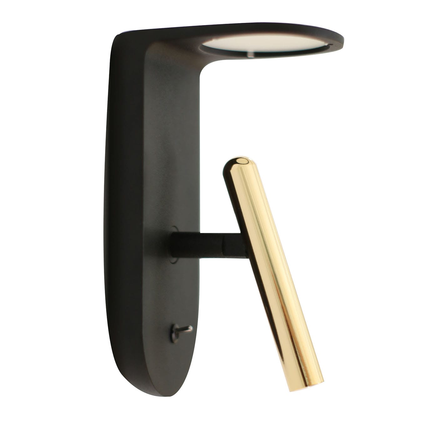 2Nights W2 Lampada da parete nera e oro