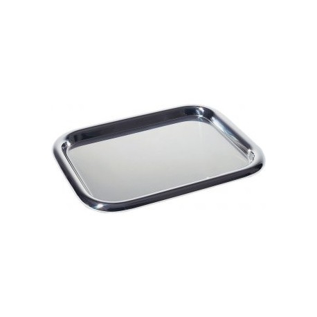 Vassoio Alessi in acciaio rettangolare