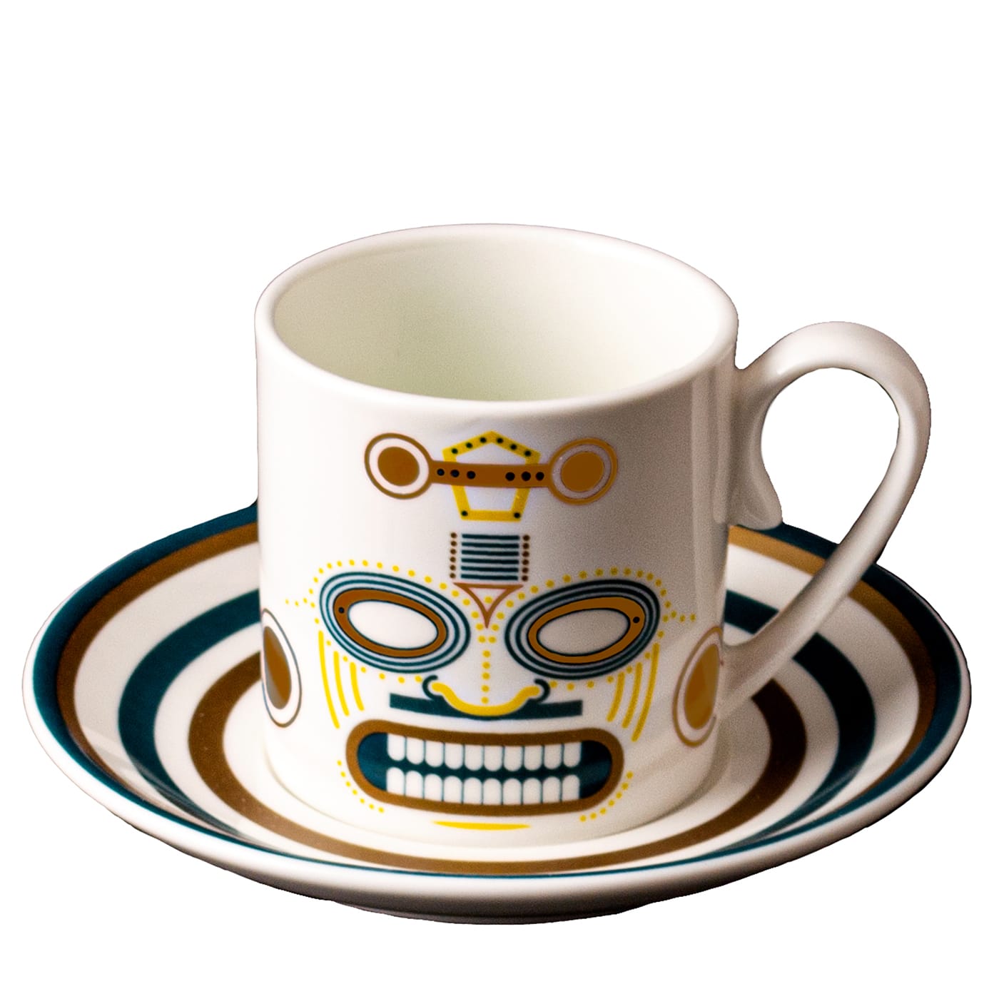 Set di 6 tazze da caffè Quirigue con piattino