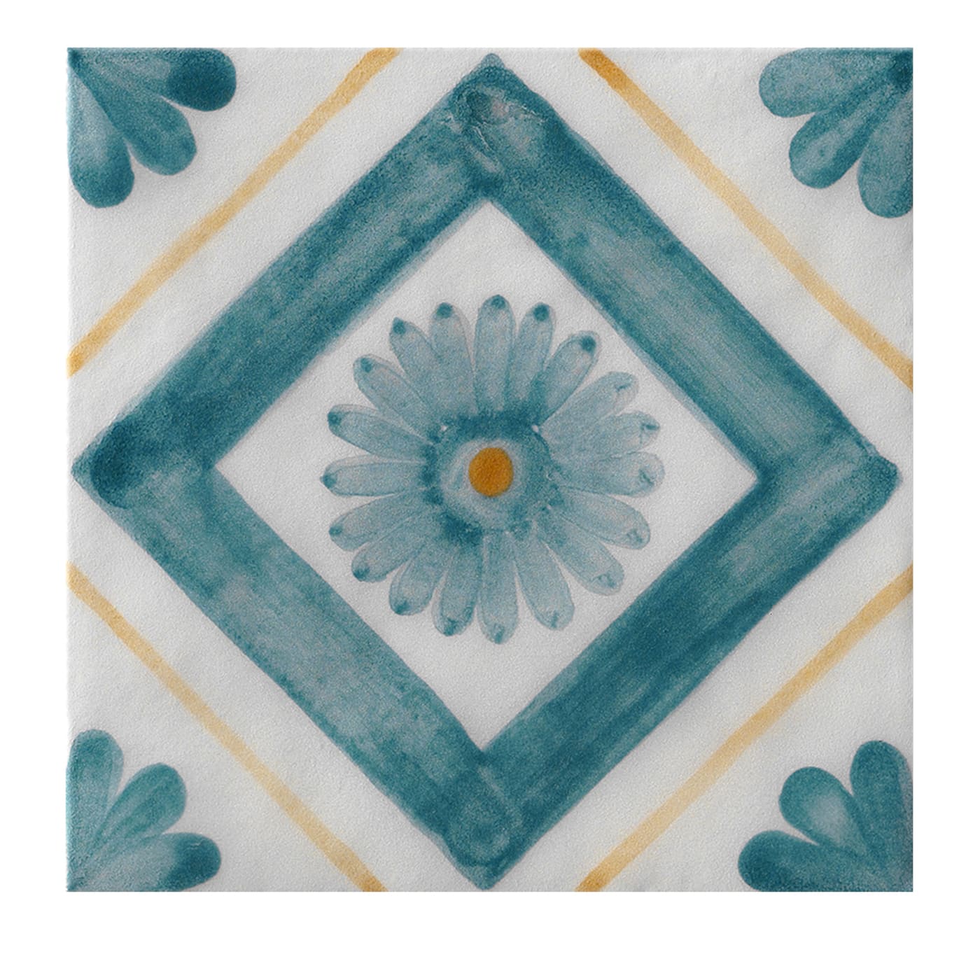 Ot Arzachena Mint Set di 24 piastrelle quadrate