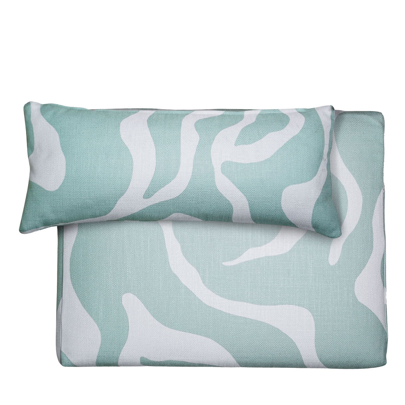 Set Coimbrino Cuscino Seduta e Slim Azzurro