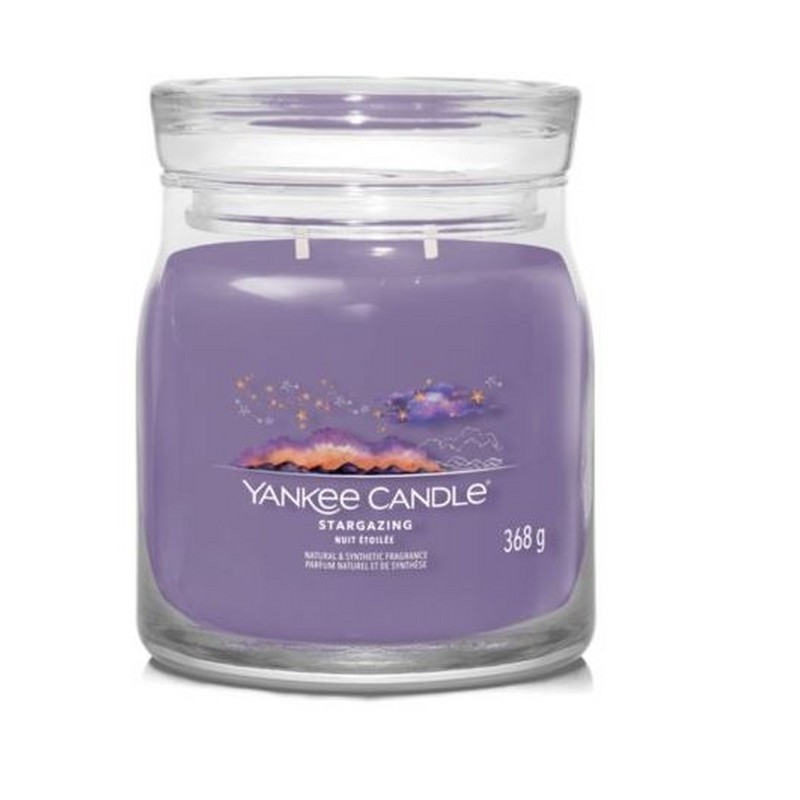 YANKEE CANDLE CANDELA IN GIARA MEDIA SIGNATURE STARGAZING
