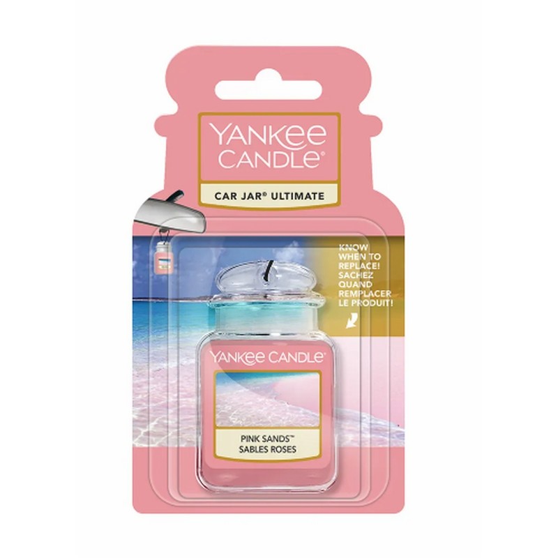 YANKEE CANDLE PROFUMO AUTO CAR JAR ULTIMATE PINK SANDS