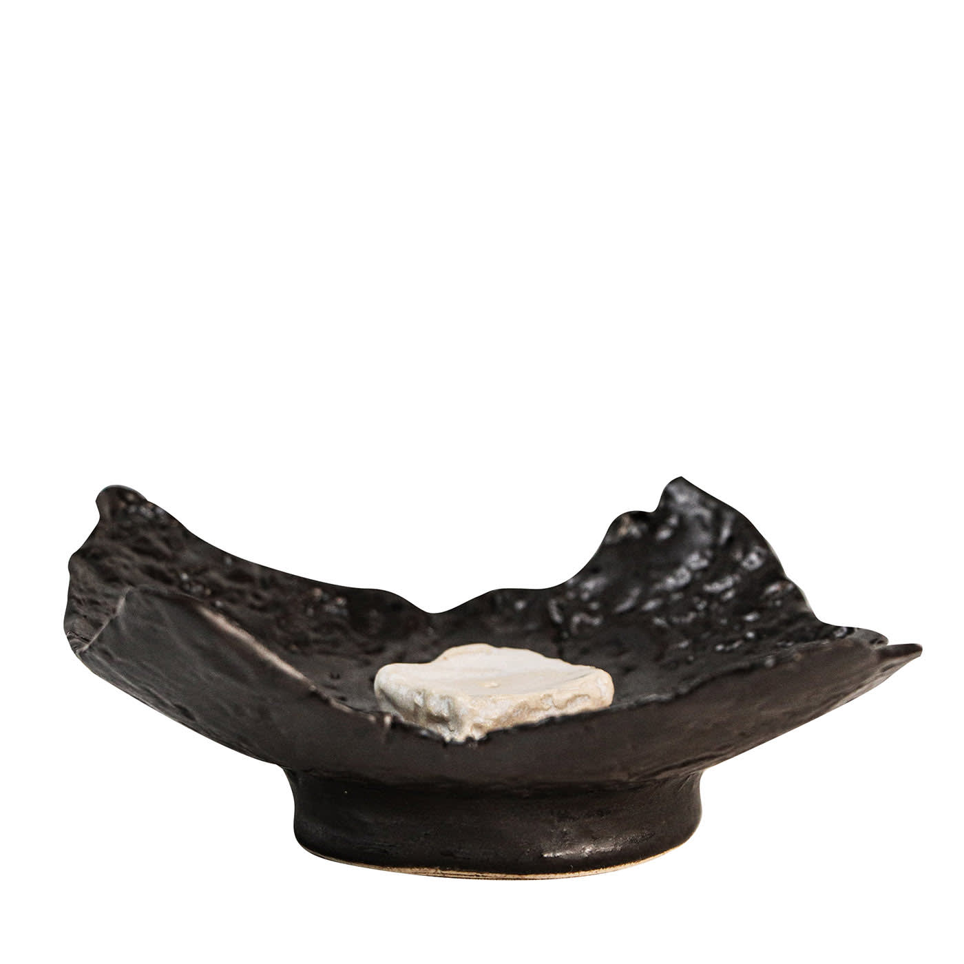 Bruciatore di incenso nero Respiro