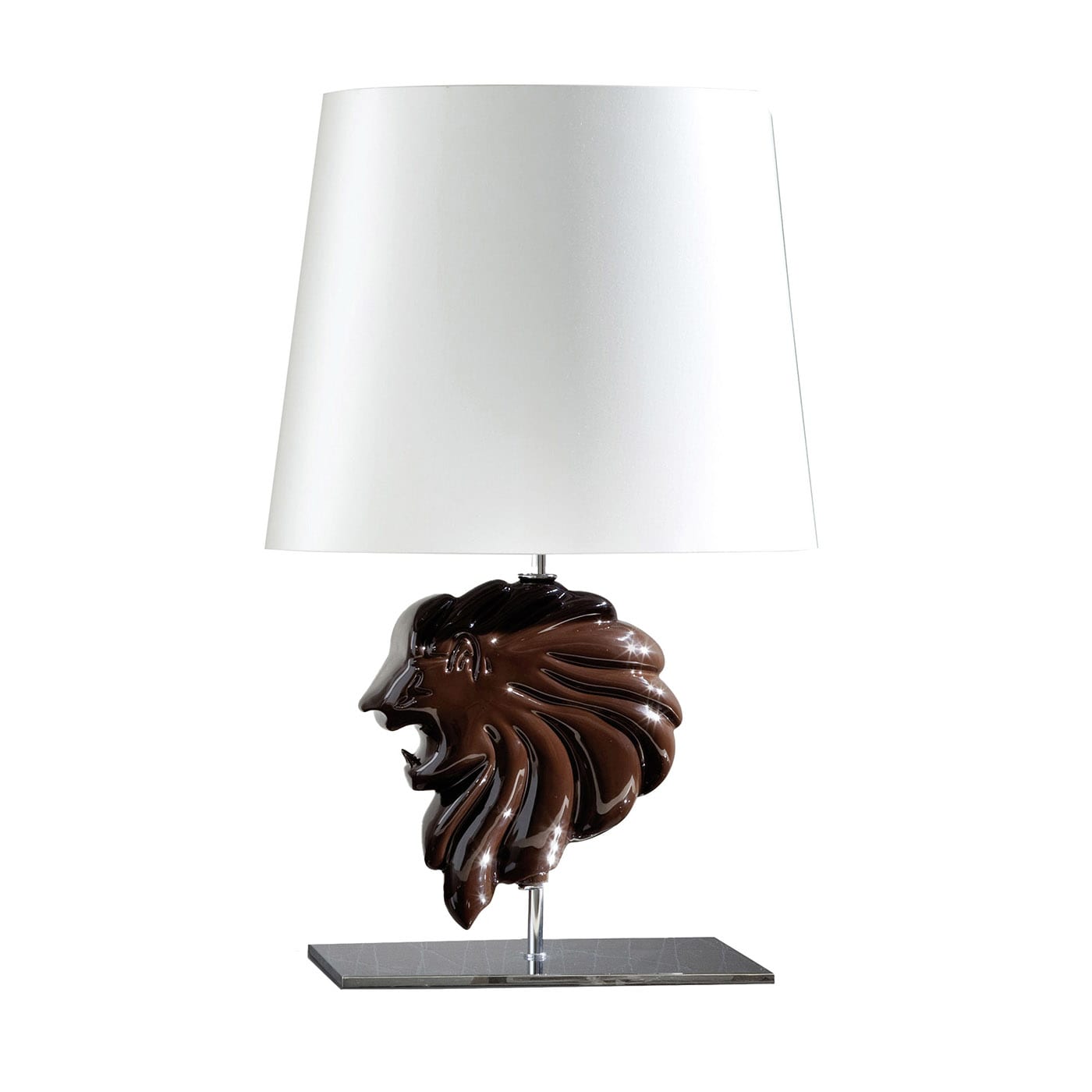Lampada da tavolo Lion Brown