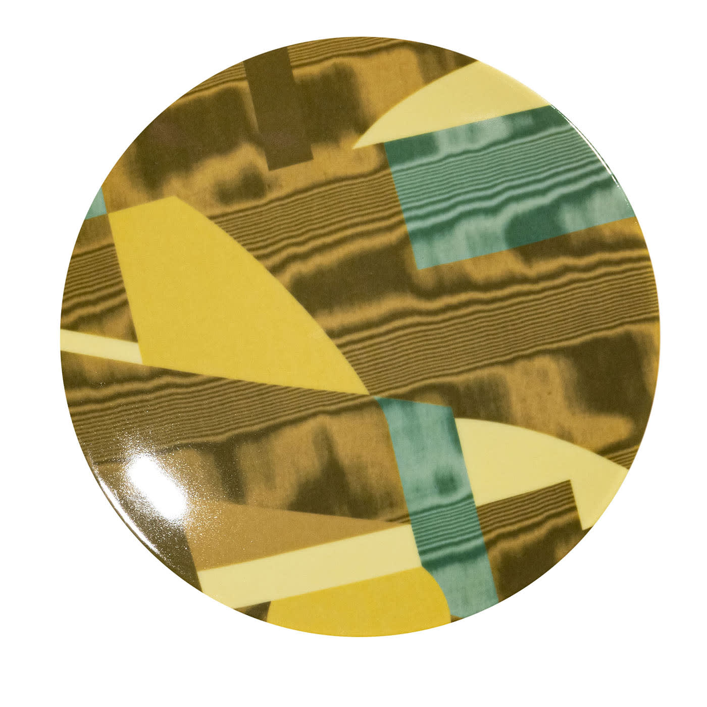 Alchimie Set di 2 piatti Pane in porcellana con decoro astratto #4