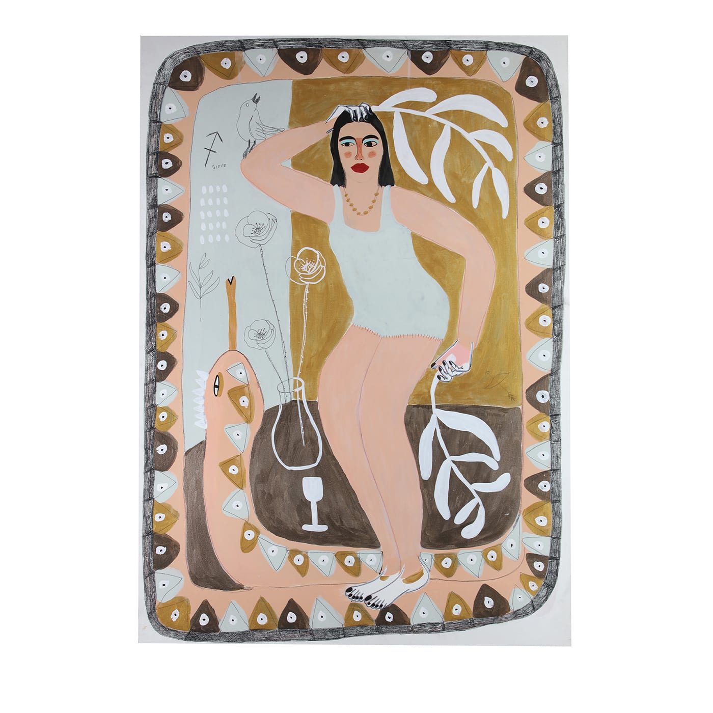 Ascendente Sagittario Pittura policroma